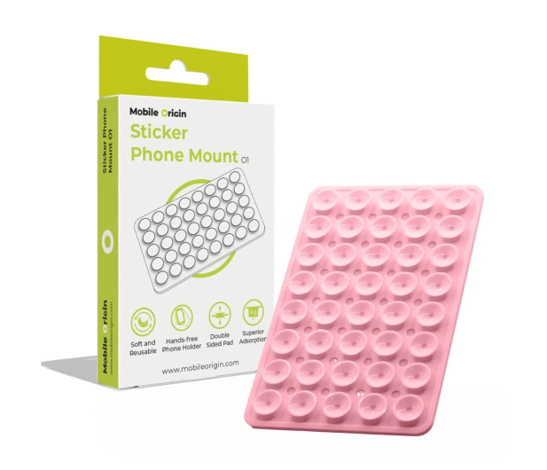 Mobile Origin Sticker Phone Mount O1light pink - 1504097 - zdjęcie